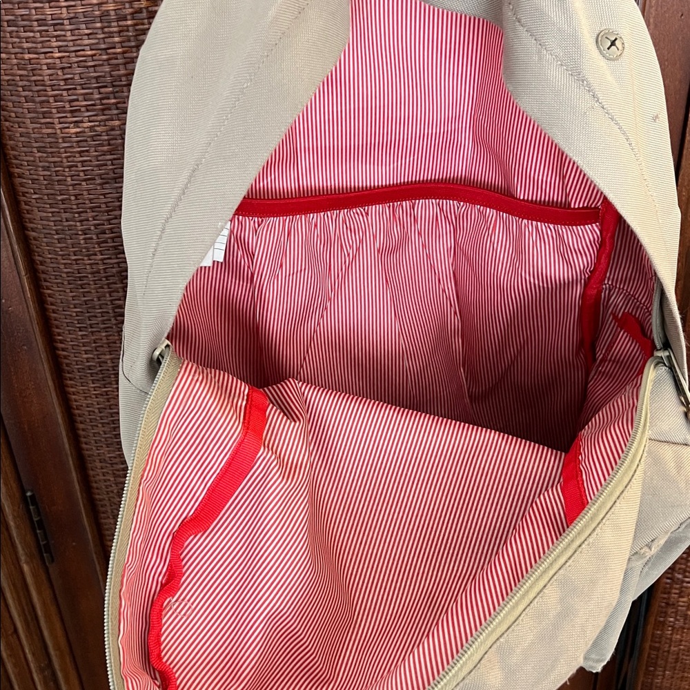 Herschel Supply Company Light Khaki Backpack with Patch - Picture 3 of 9
